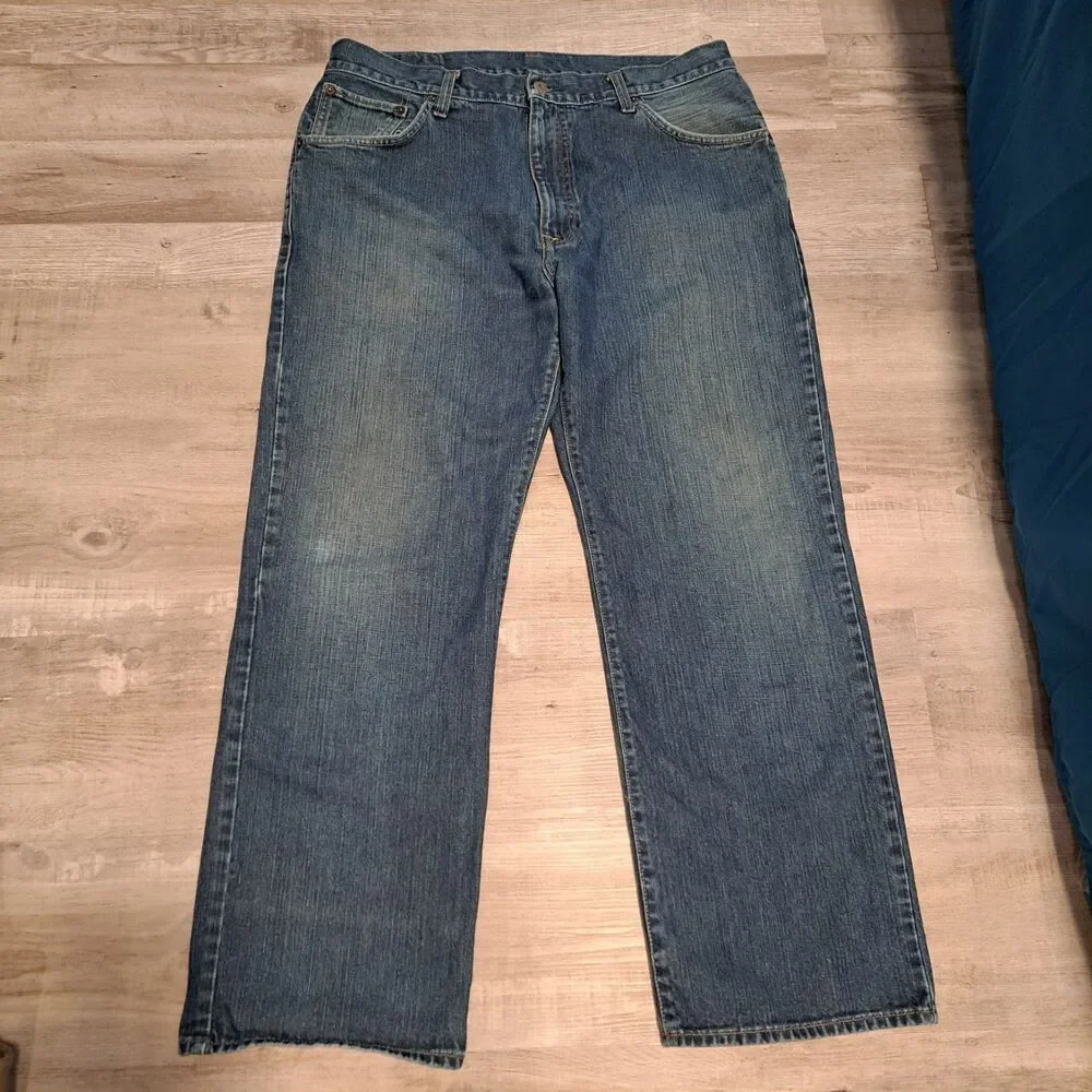 Polo Ralph Lauren RL Denim Ashmore Jeans 35x28* Original Straight Leg‎ Blue Jean
